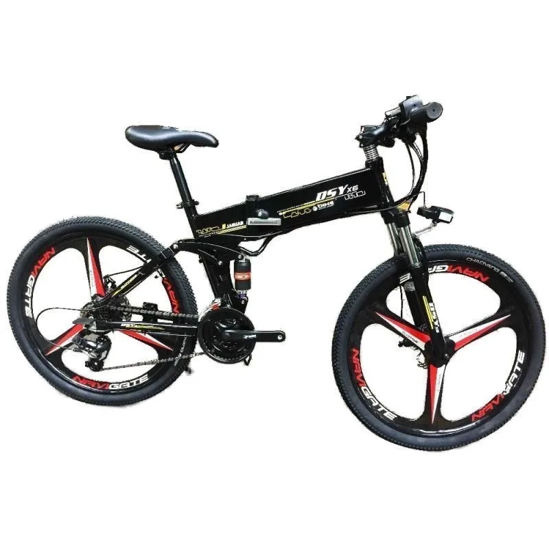 

Electric Power Bicycle Male Adult Cross-country Mountain Country Step Moped Electric Fold A Battery Car ZXC61