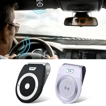 

Auto Car Kit Bluetooth Handsfree Speaker Bluetooth 4.1 EDR Wireless Mini Upgraded Speaker Audio Can Hands Free Calls