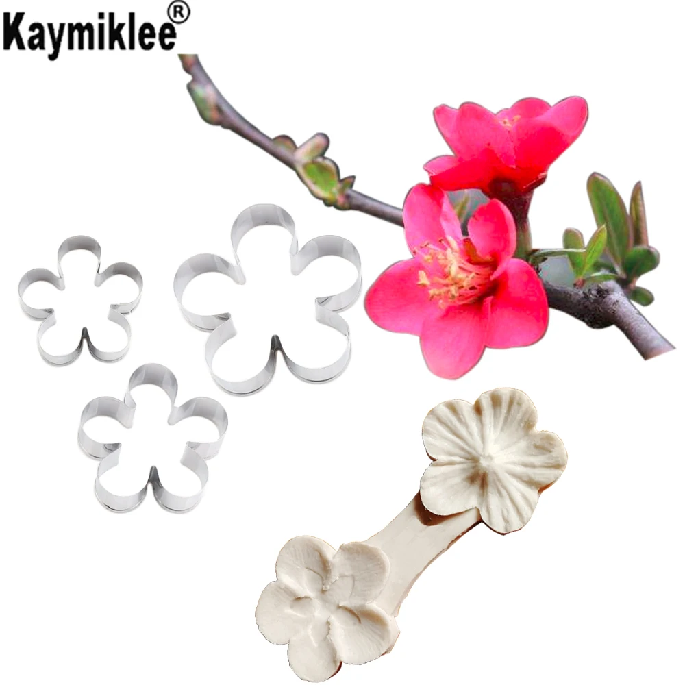 

Peach blossom Veiner &Cutter Silicone Mould Cake Decorating Tools ,Sugarcraft Mold Fondant Gumpaste Candy Mold CS280