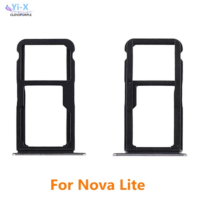 

SIM Card Tray Slot Holder Adapter for Huawei Nova Lite / P10 Lite Phone Spare Parts