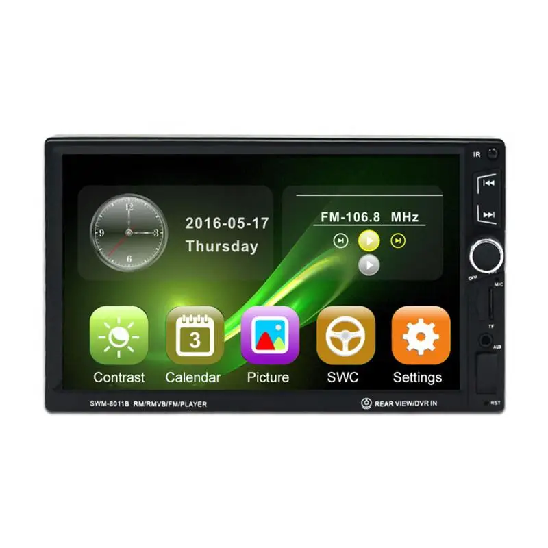 

2 Din 7" HD Bluetooth Touchs Screen Car Video Player Stereo Radio FM AUX USB SD MP5 Player Remote Control Navigation Integrated