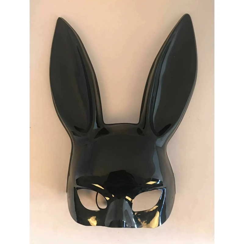 Новые Маски для Хэллоуина с длинными ушками кролика, женский сексуальный танцевальный карнавальный костюм, Маскарадная маска для девочек