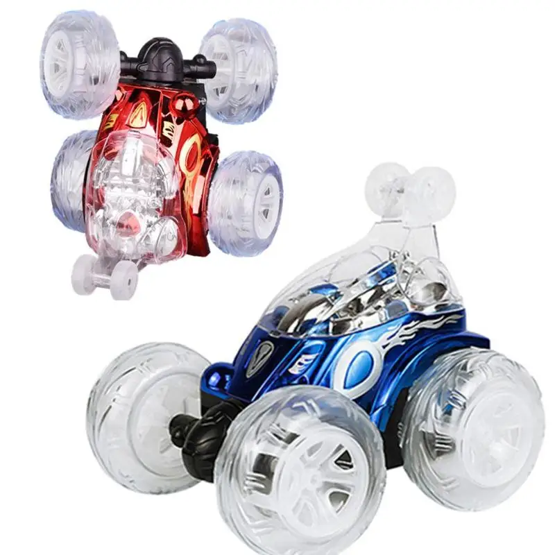 

Flashing Light 360 Degree Turbo Rolling RC Car Remote Control Toy Rechargeable Music Stunt Car Drive Upright Vehicle Model Toys