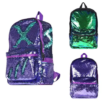 

Women Backpack Fashion Glitter laptop backpack Large Capacity Solid Color Travel Bag women male Schoolbag Casual Packs 2019