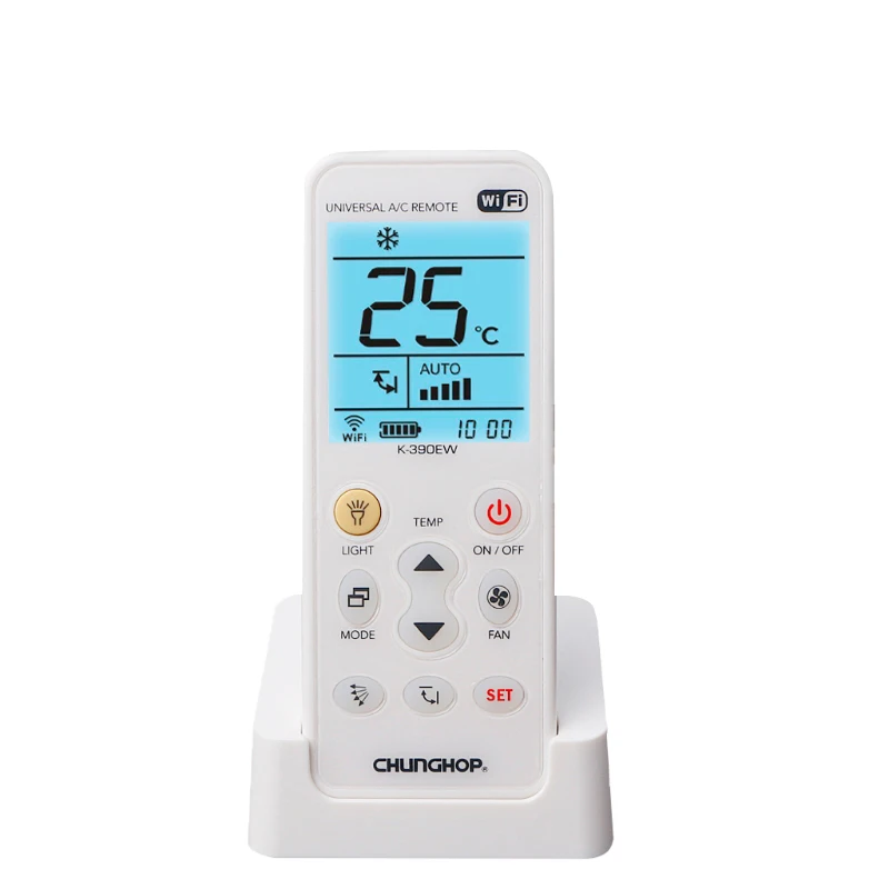 CHUNGHOP AC 100-240v 50/60hz K-390EW Wifi Smart Universal Lcd Air Conditioner A/C Remote Control Controller EU Plug