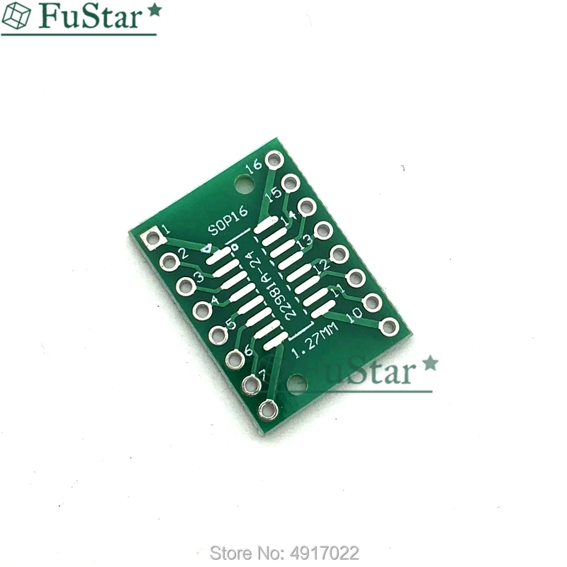 10 шт. SOP16 SSOP16 TSSOP16 для DIP Pinboard SMD 16 адаптер 0 65 мм/1 27 мм до 2 54 Pin Pitch PCB плата конвертер