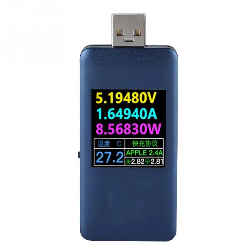 

Dual TYPE-C LCD Mobile Phone USB PD Fast Charge Tester Meter Auto Detection QC3.0/2.0/4.0 Fast Charge Testers 2018 new style