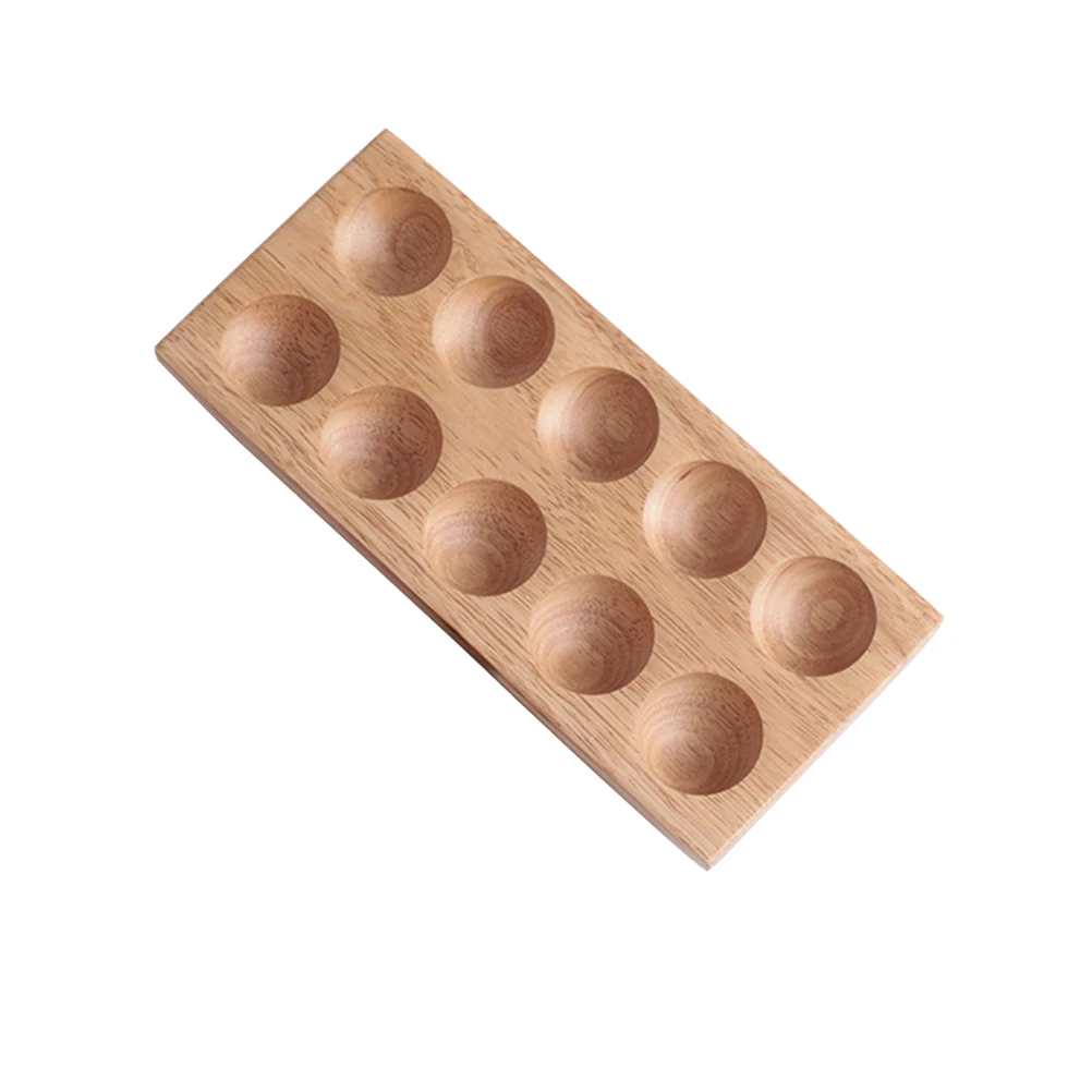 

Household 10-Cup Egg Holder Durable Refrigerator Storage Eggs Tray Shatter-Proof Succulent Plants Tray For Home