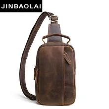 Винтажная мужская кожаная сумка-мессенджер Crazy Horse,, мужские маленькие мужские модные сумки через плечо, мужские дорожные новые сумки