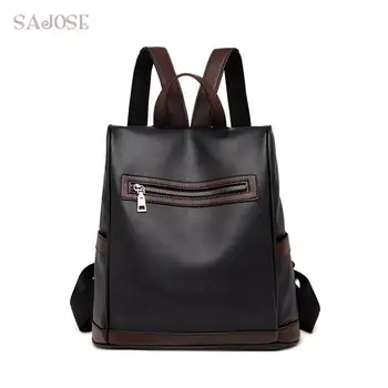 

Fashion Women Backpack Pu Leather Backpacks for Teenage Girls Black Female School Shoulder Bag Bagpack Ladies Casual Knapsack