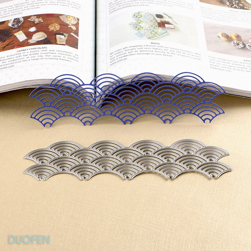 

1pc orient style elegant wave pattern Stencils metal Cutting die for DIY craft projects Scrapbook Paper Album paper decoration