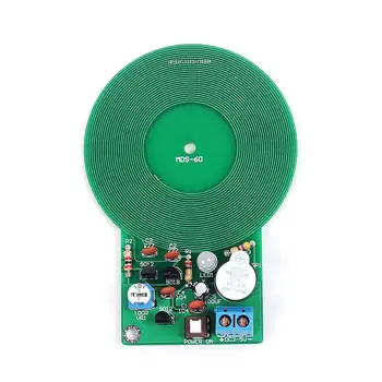 

Less than 60mm Simple Metal Detector for Assemble Kit DIY Electronic Soldering Practice Treasure Hunter Detector