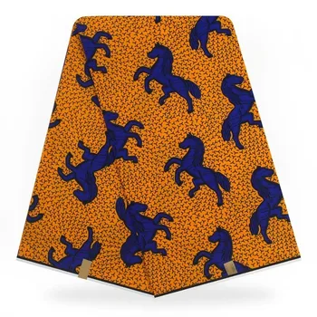 

Nigerian Lace Fabrics ASO EBI African Cotton Print Ankara High Quality Veritable Wax 2019 pagne africain hot wax Veritable