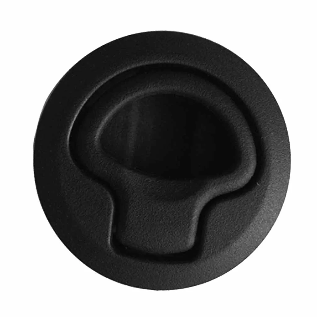 

1 Pcs 2.4 Inch Black Locking Lift Handle Flush Boat Latch Flush Pull Latches Deck Hatch Marine/RV Hardware