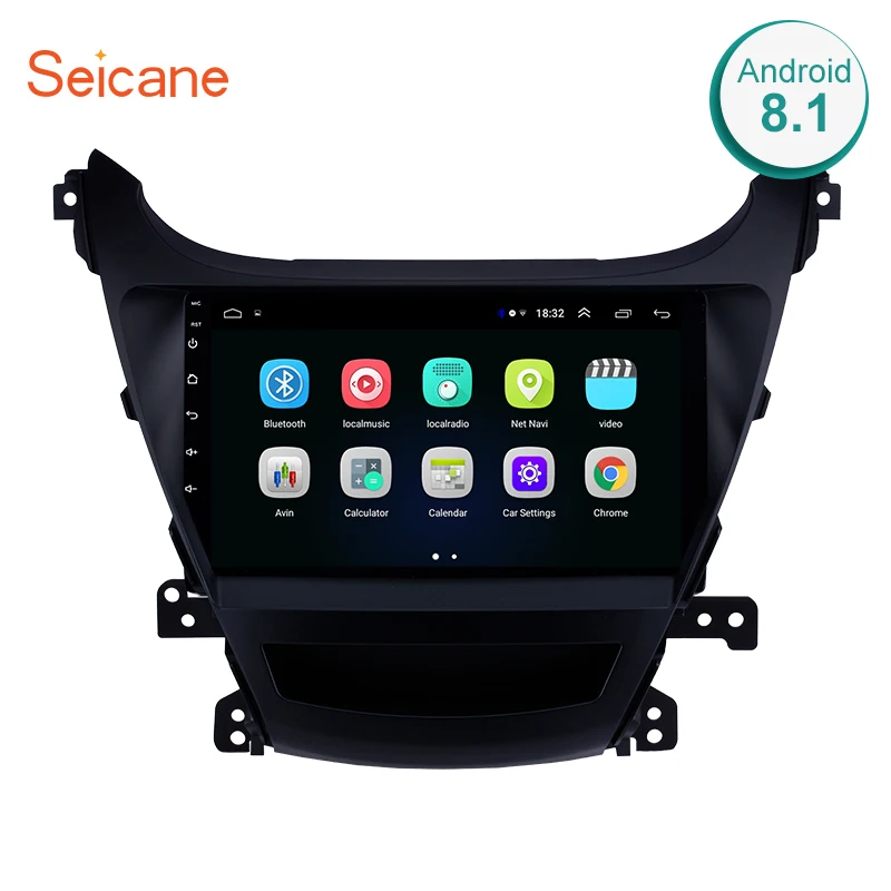 Автомагнитола Seicane стерео система на Android 8 1 с 9 &quotсенсорным экраном GPS для Hyundai