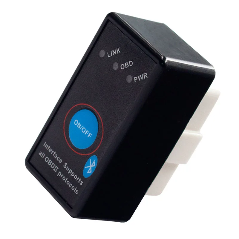 Bluetooth ELM327 V2.1 Auto OBD2 Scanner Support Android Torque ELM 327 Power On/Off Switch Code Reader ELM327 OBD 2 Scanner