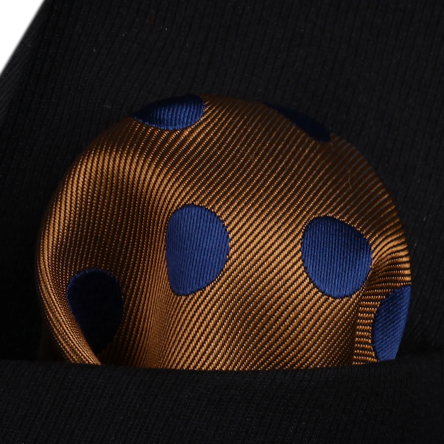 В горошек коричневый синий цвет мужской галстук тканевый шелковый галстук платок Набор TD201Z8S