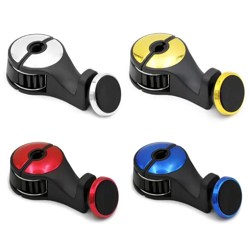 

VODOOL Universal Magnetic Car Hook Phone Holder Seat Back Headrest Lock Mount Holder Magnet Stand For Phone Tablet Luggage Bags