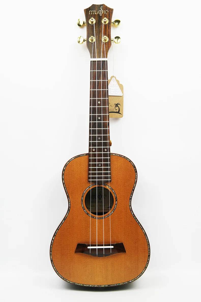 23 дюймов концертная Гавайская гитара маленькая гитара розовое дерево корейский сосновый шпон завод