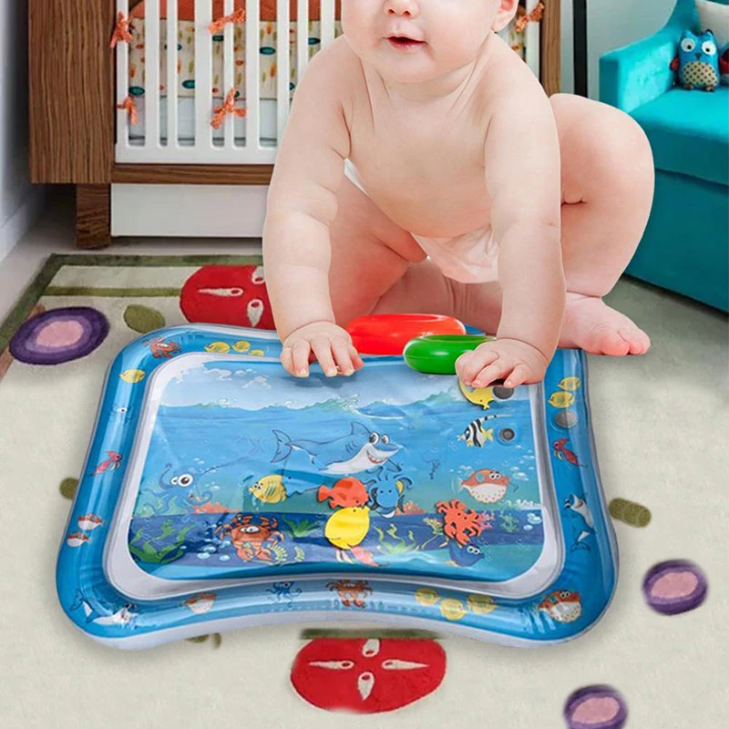 Coussin D Eau Gonflable Pour Bebe Tapis De Jeu Pour Le Ventre Center D Activites Amusantes Pour Tout Petit Aliexpress