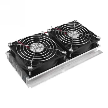 

US Plug 120W Semiconductor Refrigeration Thermoelectric Peltier Cooler Water Cooling Device For Home Office hot