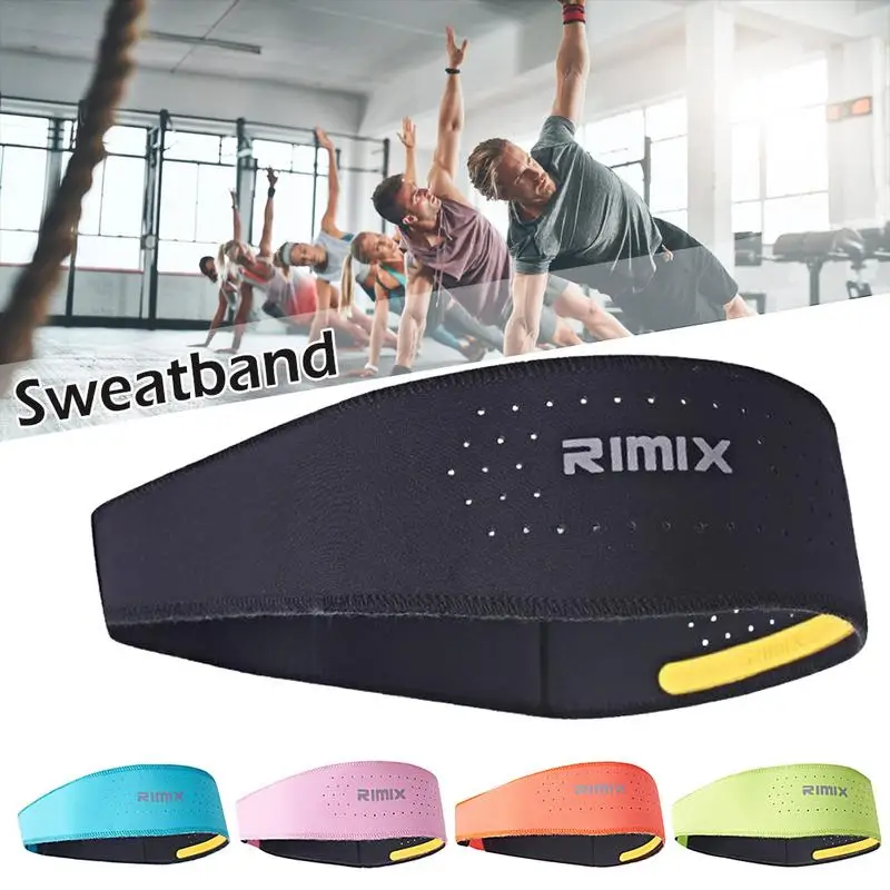 

Professional Sweatband Sports Moisture-wicking Non slip Headband unisex breathable band for sports fitness workout