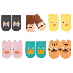 Детские носки милые Мультяшные короткие носки противоскользящие носки-тапочки Hipster дешевые для новорожденных мальчиков малышей носки для