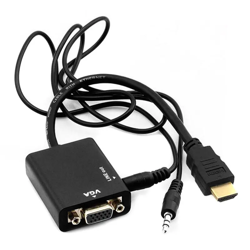 Адаптер OcioDual с HDMI разъемом цифровой аналоговый аудио разъем 3 5 мм|Кабели VGA| |
