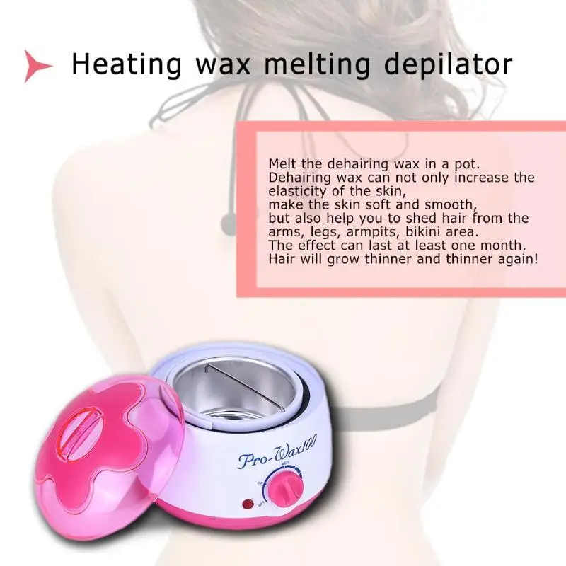  500cc Paraffin Hard Wax Machine Hot Paraffin Wax Warmer Heater Depilatory Wax Bean Hair Removal Too