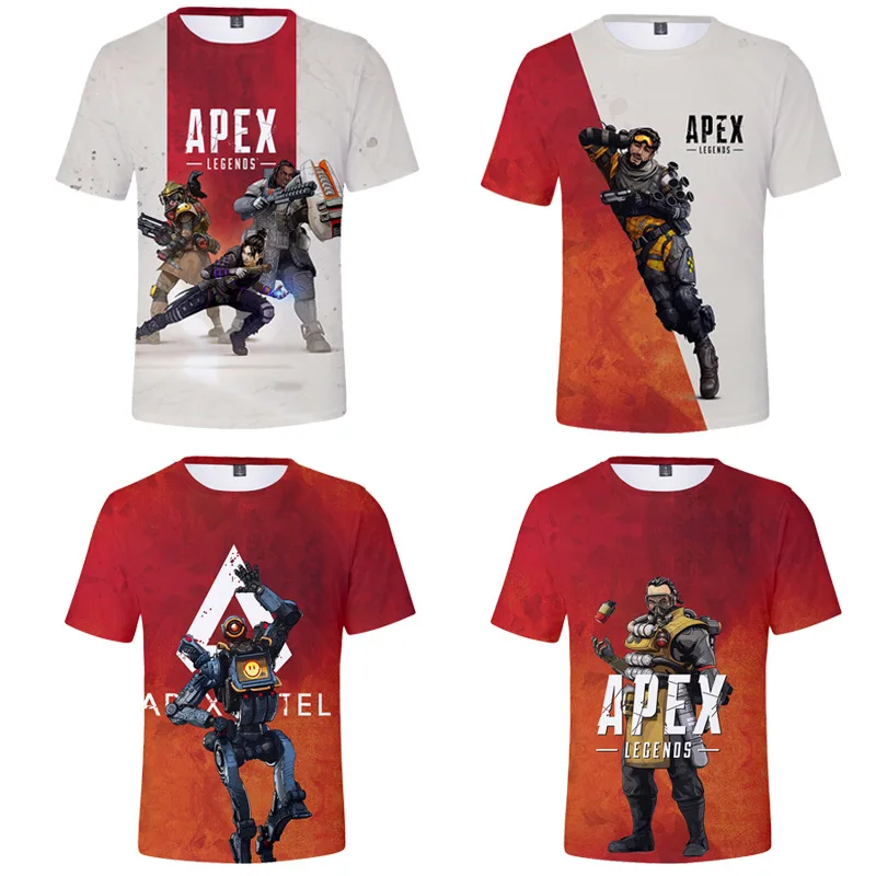 

The New 3D Print Apex Legends T-shirt Men Women 2019 Fall Fashion New Print Apex Legends Costume 3D Men's