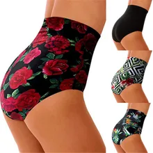 Jammer Swimming Trunking Bikini-Bottoms High-Waist Plus-Size Women with Swim-Shorts Sexy