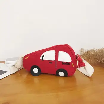 

Mini Cartoon Baby Girls Handbags Crossbody Messenger Shoulder Bag Crossbody Car Corduroy Purse Pouch Messenger Handbags