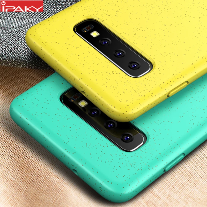 Чехол IPAKY S20 для Samsung S10 мягкий чехол из жидкого силикона S10e гелевый ударопрочный