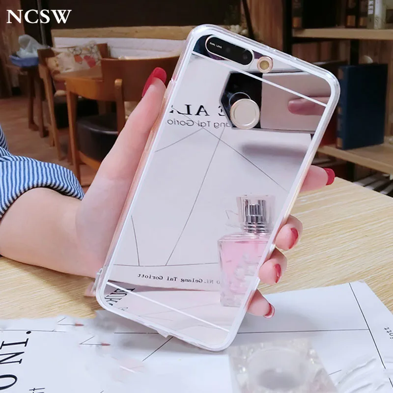

Flash Mirror Cover For Huawei Mate 20 Lite/Pro Honor 8C 10 9Lite 9i P20 P Smart Plus Nova3i 3 Y9 2019 Y5 Y7 2018 Soft TPU Case