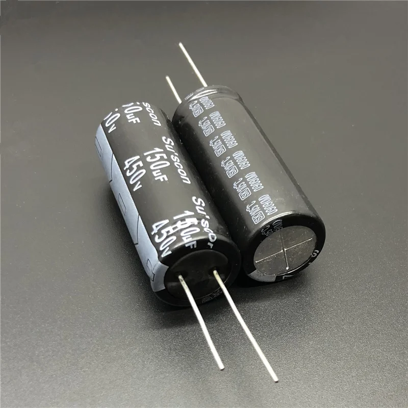 

2Pcs/10Pcs 150uF 450V Su'scon SK Series 18x45mm 450V150uF Aluminum Electrolytic capacitor