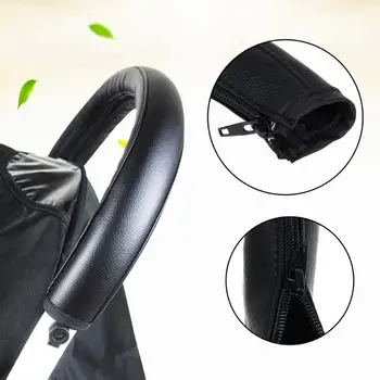 

Pram Baby Stroller Accessories Baby Stroller Pushchair Wheelchairs Armrest PU Protective Case Cover Stroller Accessories