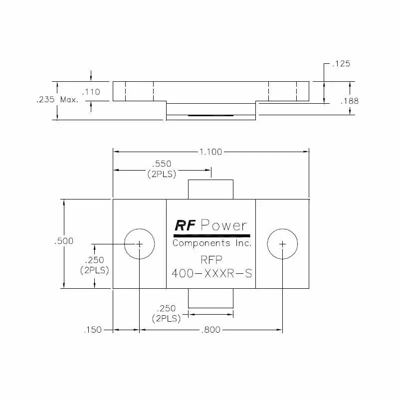 flangeado resistores 400 ohms watts 50 dc 03