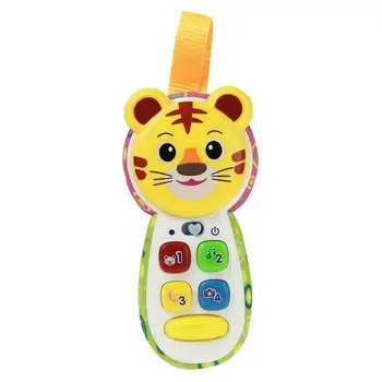 

Infant Puzzle Mobile Phone Toys Children Cartoon Animal Music Mobile Phone Baby Early Learning Sound And Light Phone