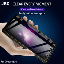 JRZ Для Doogee S50 телефон Стекло фильм Экран протектор ультра тонкая пленка 5,7 дюйма Для Doogee S50 прозрачный защитный закаленное фильм