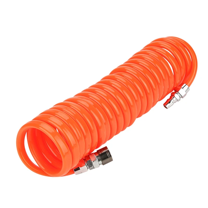 

6/9m Air Hose Compressed Air Transport Retractable PU Pneumatic Hose With 1/4in Male/Female Connector