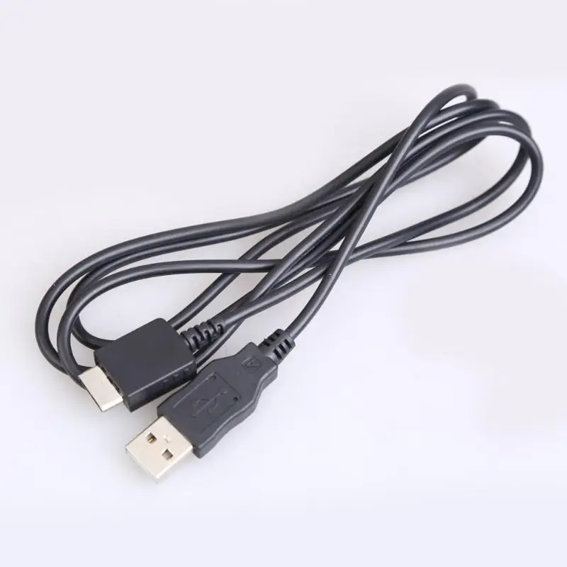 

USB Data Sync Charging Cable connecting to a powered USB port Transfer for Sony E052 A844 A845 Walkman MP3 MP4 Player Black 1.2M