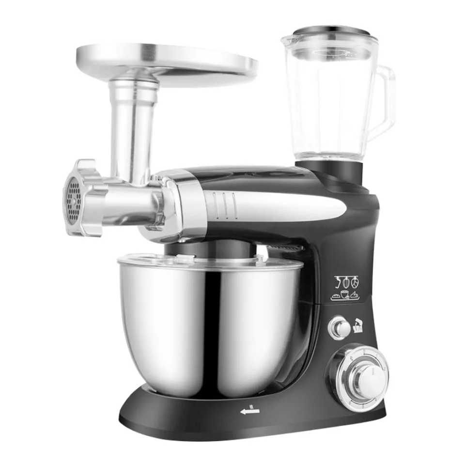 4L large 1000W 6-speed Household Kitchen chef Electric Food Stand Mixer Egg Whisk Dough Cream Blender juicer meat grinder mincer 4l large bowl 6 speed household kitchen chef electric food stand mixer egg whisk dough cream blender juicer meat grinder mincer