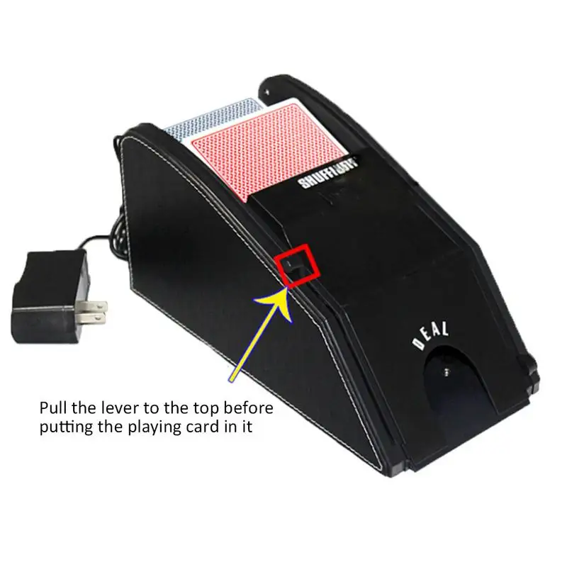 Automatic 2 Deck Playing Card Shuffler For Casino Poker Cards Shuffle Machine