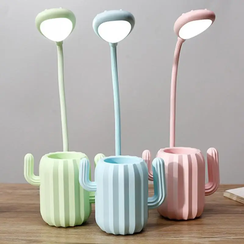

Foldable Portable LED Desk Lamp USB Rechargable Children Eye Protection Student Study Reading Table Lamp With Pen Holder #1205