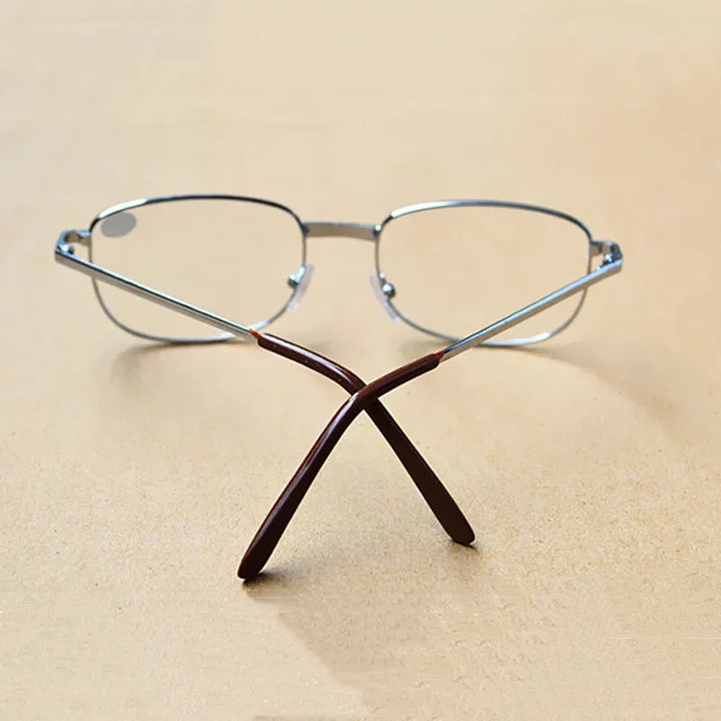 Gafas de visión transparente lupa gafas de lectura regalo portátil para padres aumento presbiópico