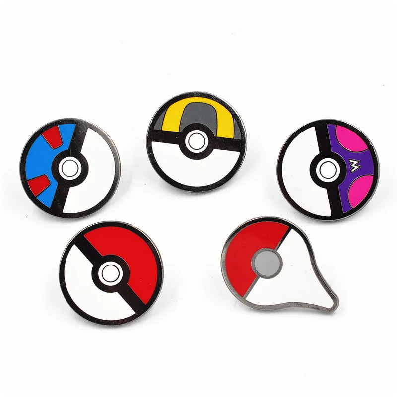 

Pokemon Brooches Anime Cute Harajuku Ball Pokemon Go Enamel Pin Badge Cameo Kids Boys Girls Game Movie Broszka Vintage Esmaltes