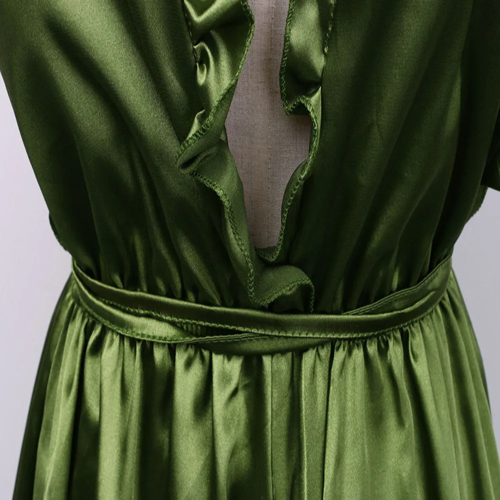 Женское платье в цветочном стиле с открытой спиной сексуальное нижнее белье кружевное шелковое мини-платье с v-образным вырезом детское платье с открытыми плечами размера плюс
