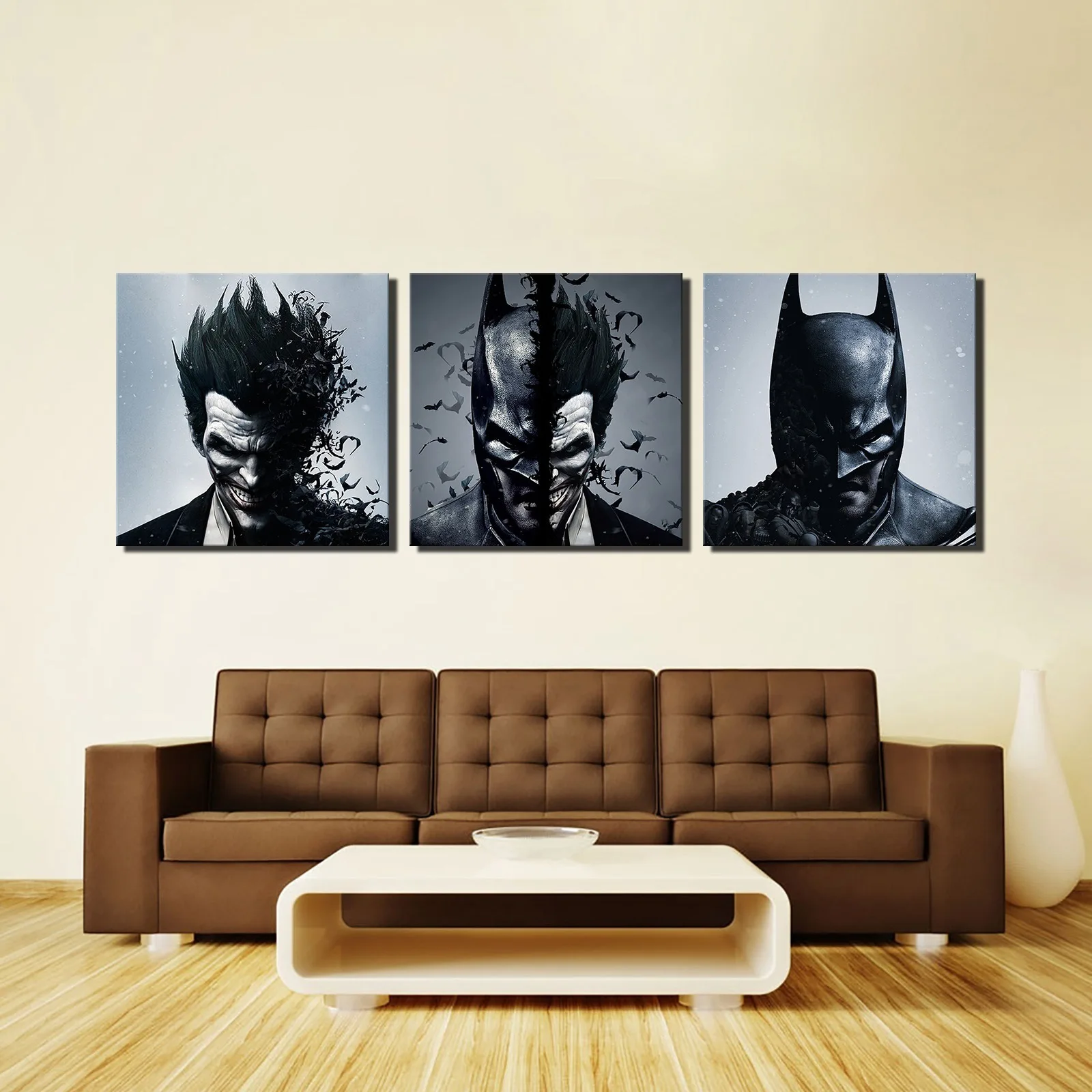 

Movie Poster Batman Clown Wall Art Canvas Painting Garden Decoration Back To The Future Kitchen Posters and Prints Kitchen