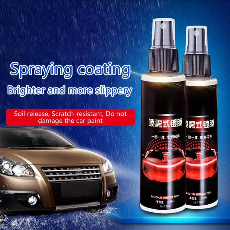 100ml Auto Anti scratch Spray Type Crystal Plating Liquid Ceramic Coating 9H Car Lacquer Paint font