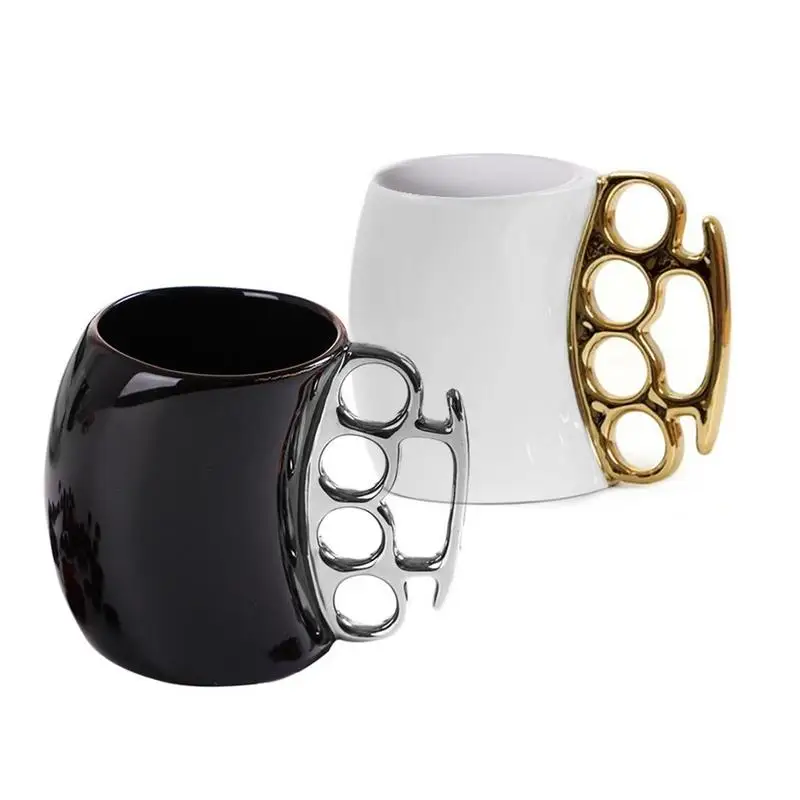 

Boxing Ceramic Porcelain Cup Fisticup Coffee Mug For Milk Water Juice Beverage 350ml Large Capacity High Quality